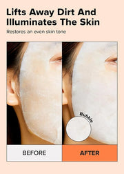 I DEW CARE Face Sheet Mask - Glow Up Bubbles | Vitamin and Niacinamide, Daily Skin Care,Facial Treatment, Illuminating, De...