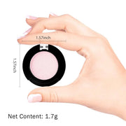 Monochrome Glitter Eyeshadow Makeup Palette, Highly Pigmented Rose Gold Eyeshadow Palette, Shimmer Pressed Powder Eye shad...