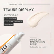 Turmeric Under Eye Cream, For Dull Eye Skin, Fine Lines, Eye Bags, Dark Circles, Eye Firming, Even Skin Tone, Hydrating, M...