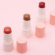 Boobeen Cream Blush stick, Multi Face Blush for Cheek, Lip and Eye, Pigmented Matte Finish for Natural Flush Color, Builda...