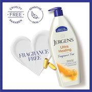 Jergens Ultra Healing Dry Skin Lotion, Hand and Body Moisturizer for Quick Absorption into Extra Dry Skin with Hydralucenc...