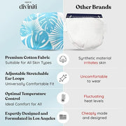 DiviniTi Self Warming Heated Eye Mask - 16 Pack, Up to 110F Degrees, Fast Soothing Relief for Puffy Eyes, Insomnia, Migrai...