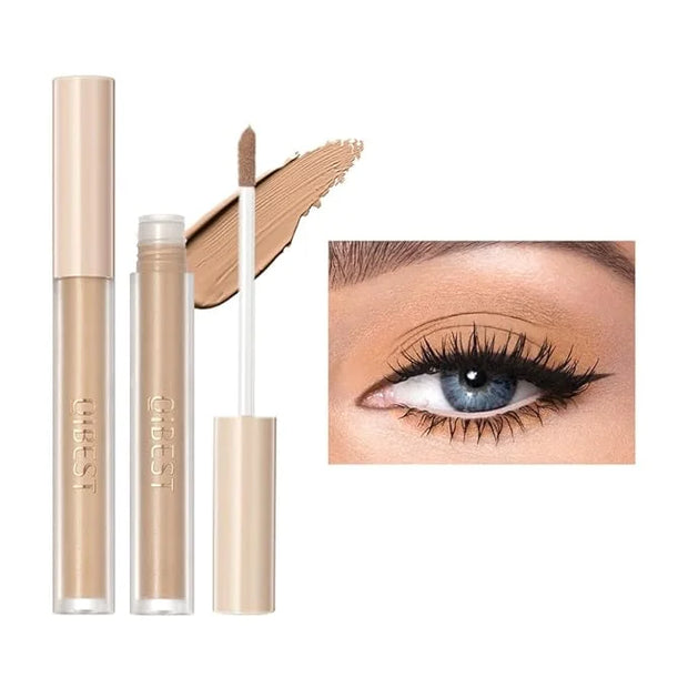 Matte Liquid Eyeshadow Long Lasting High-pigmented Eyeshadow Gel Eye Makeup (Matte Nude - Product Image