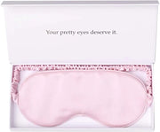 Silk Sleep Mask Light Blocking Luxury 100% Mulberry 19mm Silk Eye Mask Eye Cover Blindfold Ultra Soft Light & Comfy Anti A...