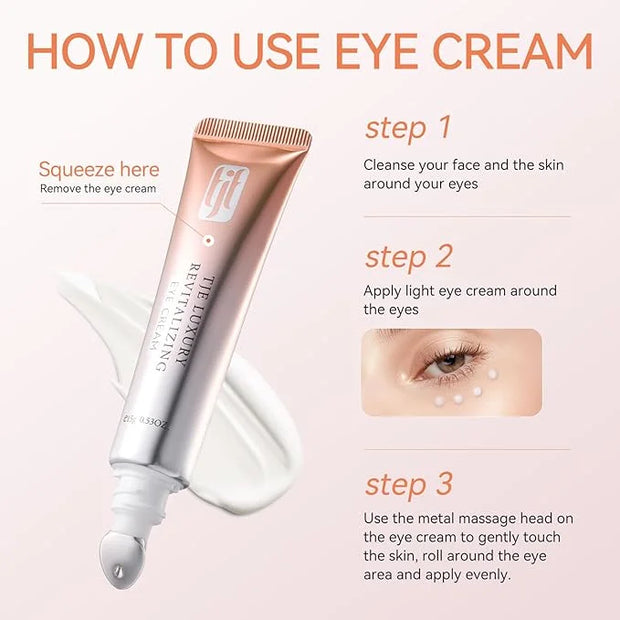 Caffeine Eye Cream(1 PACK), Eye Cream Anti Aging for Dark Circles & Puffiness, Delay Skin Aging, Brightens the Eye Contour...