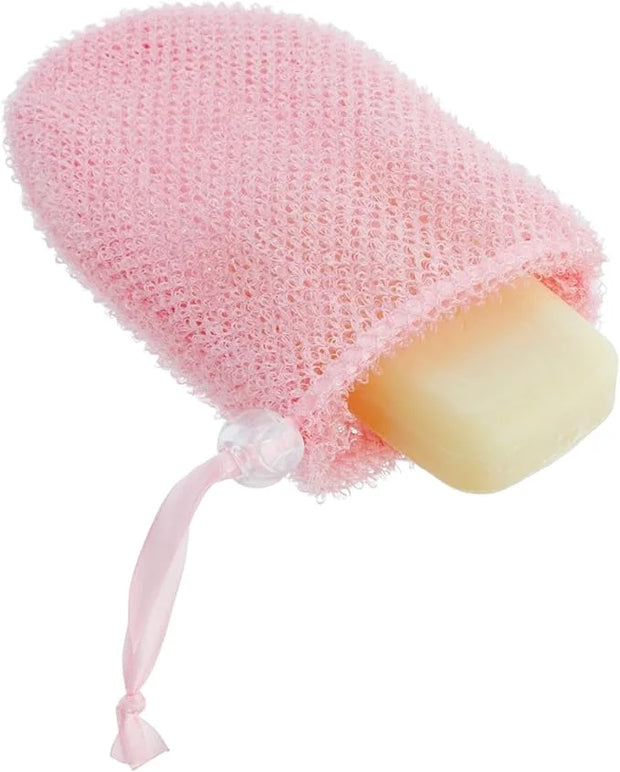 Juvale Soap Savers for Bar Soap with Drawstring Closure, Mesh Pouch for Exfoliating (4 Colors, 3.5 x 6 Inch) 4 Pack - Prod...