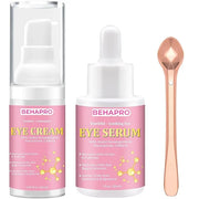 Caffeine Eye Cream,Dark Circles Under Eye Treatment For Puffiness And Bags Under Eyes Wrinkles Dark Circles w/Eye Serum & ...