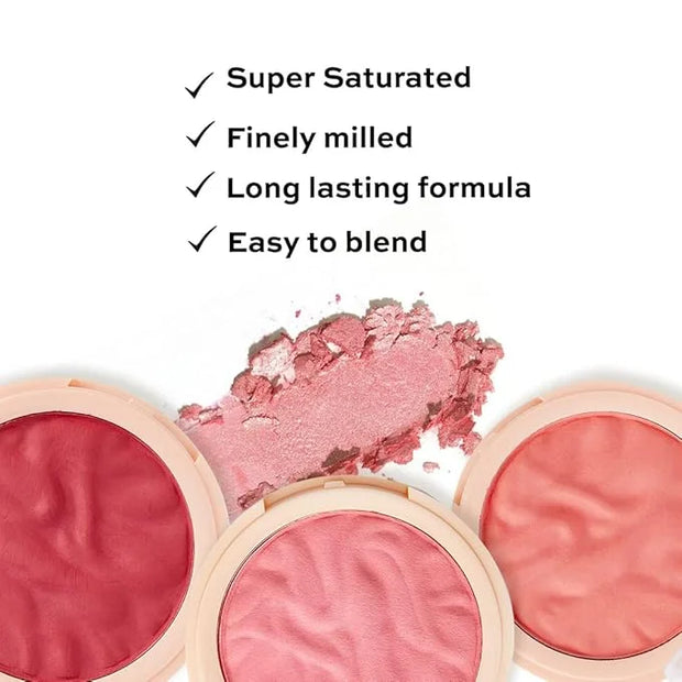 Revolution, Blusher Reloaded, Pressed Powder Face Blusher, Highly Pigmented & Long Lasting Formula, Peach Bliss, 0.26 oz -...