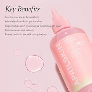 APRILSKIN Pink Aloe Facial Polish Cleanser with Vita Toner and Mucin Serum - Product Image