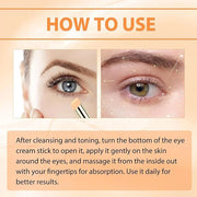 2PCS Revive Glow Vitamin C Eye Balm, Reducing Dark Circle,Hydrating Eye Cream,Improve Dark Circles,Reduces Puffiness (3pcs...