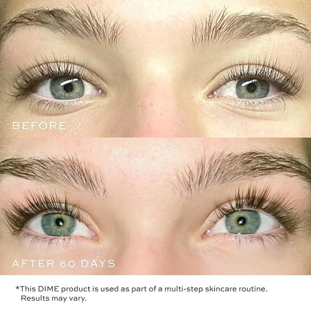 DIME Beauty Eyelash Boost Serum, Eyelash Growth Serum for Healthier, Longer, Thicker Eyelashes, 0.20 oz / 6 ml - Product I...