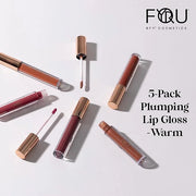 BFY Cosmetics 5-Pack Plumping Lip Gloss - Warm - Product Image