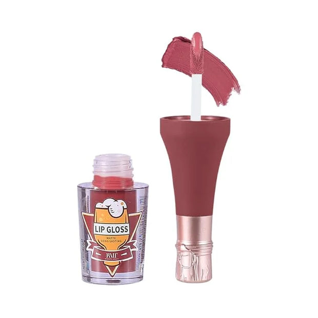 Nude Tined Long Lasting Matte Lipgloss in Bottle Shape Container (04) - Product Image