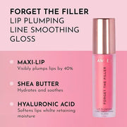 Forget the Filler Lip Plumping Line Smoothing Gloss - Sex Pot - Premium Volumizing Lip Gloss with Natural Ingredients Desi...