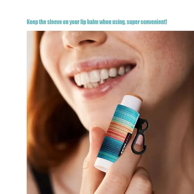3PCS Lip Balm Holder Keychain Lipstick