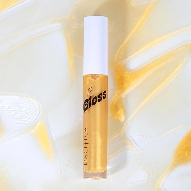 Pacifica Plumping Lip Gloss - Lip Bloss Tinted Lip Balm Treatment - Vanilla Bean Flavored - Moisturizing, High-Shine, Long...