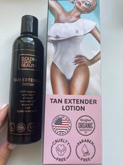 Tan Extender Daily Moisturizer - Best After Tanning Lotion w/Organic Oils and Hyaluronic Acid to Extend Your Tan from Sunl...