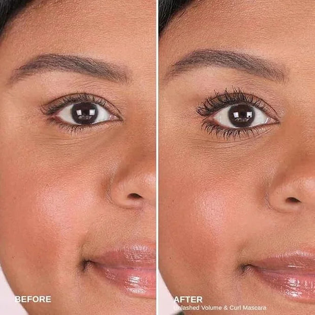 Wander Beauty Unlashed Volume & Curl Mascara - Volumizing, Lash Curling Mascara - 9 in 1 Multitasking Smudge-Proof Black M...