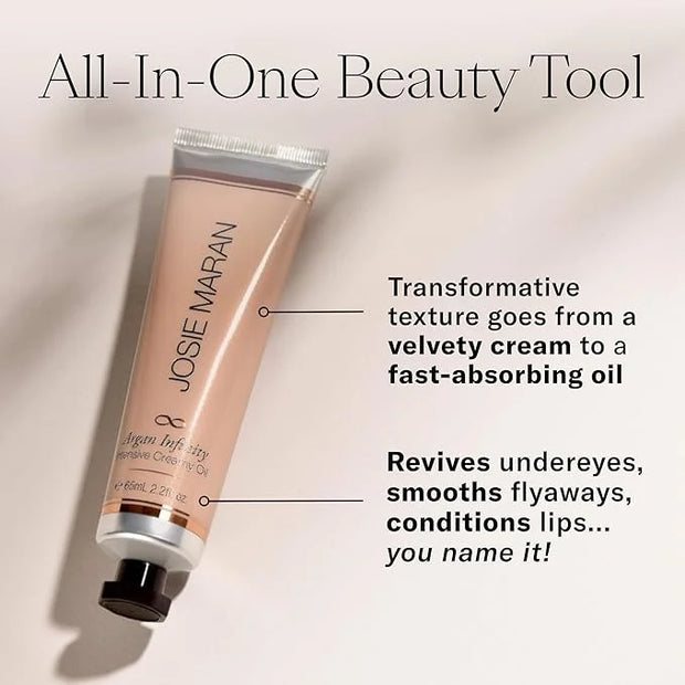 Josie Maran Intensive Creamy Oil - Multi-Tasking Skin Moisturizer & Everything Balm for Dry Lips, Elbows & Full Body Care ...
