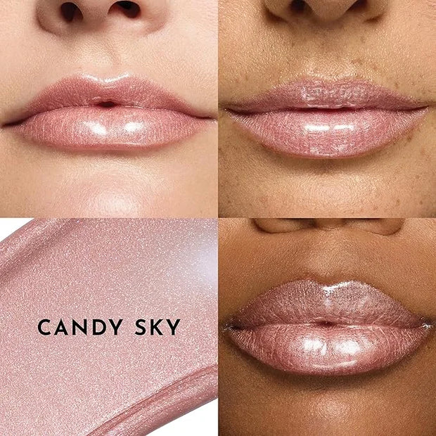 Forget the Filler Lip Plumping Line Smoothing Gloss - Candy Sky - Premium Volumizing Lip Gloss with Natural Ingredients De...