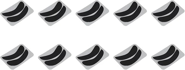 10 Pairs Half Moon Shaped Reusable Under Eye Pads for Eyelash Extension Excellent Silicone Under Eye Pads for Lash Extensi...