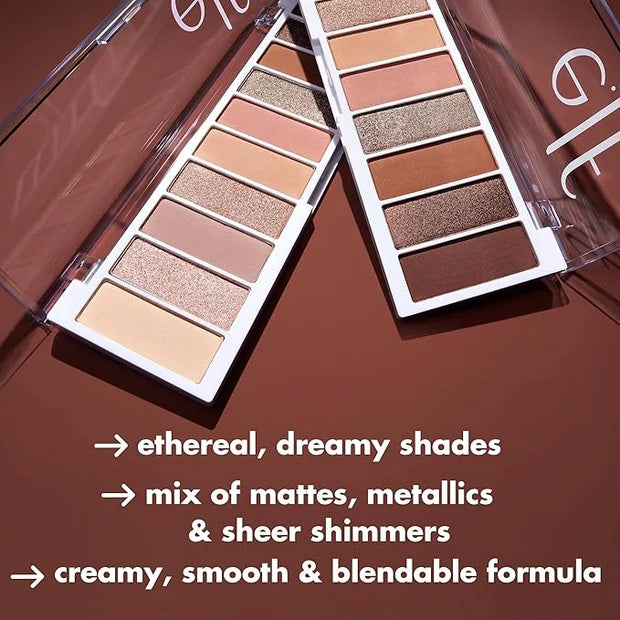 e.l.f. Perfect 10 Eyeshadow Palette, Ten Ultra-pigmented Shimmer & Matte Shades, Vegan & Cruelty-Free, Keep It Ethereal - ...