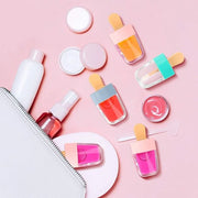 RONRONS Lip Gloss Tubes, 15 Pieces Pink Ice-cream Shaped Empty Lip Gloss Containers Cute Mini Lipgloss Tubes with Wand for...