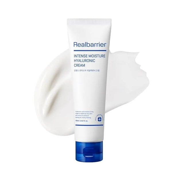 Real Barrier | Intense Moisture Hyaluronic Cream | Panthenol Skin Barrier Repair Face Cream | Hyaluronic Acid Moisturizing...
