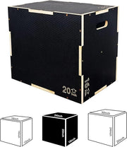 3 in 1 Non-Slip Wooden Plyo Box Plyometric - Product Image