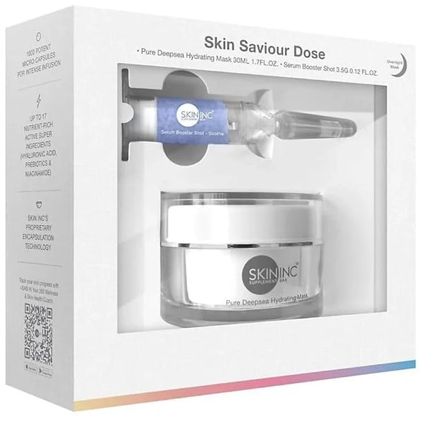 Inc Saviour Dose Soothe Care Set - Hydration Kit with Serum Booster and Deepsea Hydrating Mask for Plump, Replenished - Pr...