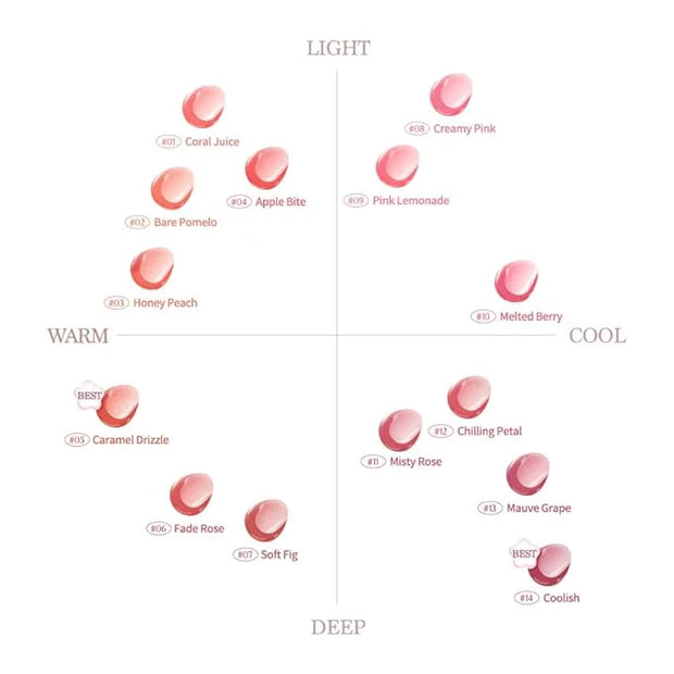 dasique Pure Water Lip Gloss 0.09 oz | Variety of Colors | Dewy Gloss | Buildable Gloss Tesxture | Non-Sticky | K-beauty (...