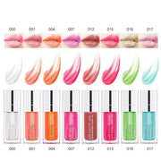 Hydrating Lip Glow Oil-Lip care oil- Lip Oil Tinted for Lip Care and Dry Lips-Prevents Dry Cracked-Non-sticky Big Brush He...