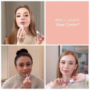 Seraphine Botanicals Berry + Juice - 100% Vegan Lip Gel Tinted Gloss 0.20 fl oz (Rose Currant) - Product Image