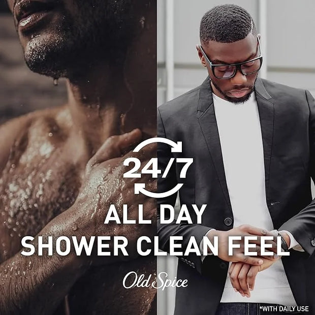Old Spice Refreshing Body Wash for Men, 3X Defense, 24/7 Shower Fresh with Long Lasting Scent, Red Collection, Swagger wit...