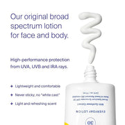 Supergoop! PLAY Everyday SPF 30 Lotion, 5.5 oz - Broad Spectrum Sunscreen for Sensitive Skin - Water & Sweat Resistant Bod...