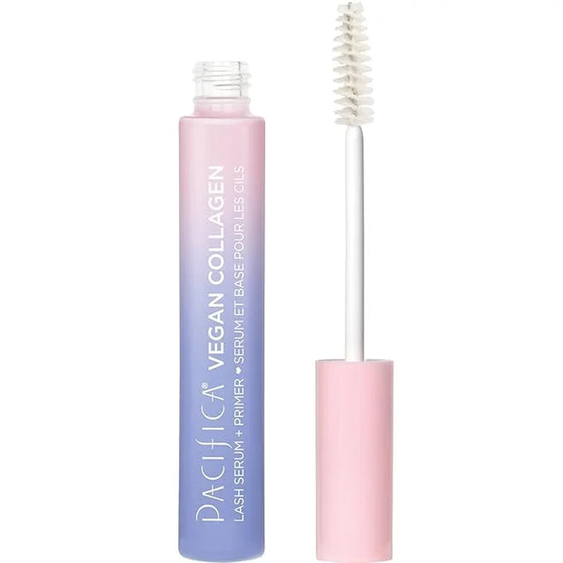 Pacifica Vegan Collagen Eye Lash Serum & Clear Mascara Primer – Conditioning Vitamin B & E Formula for Longer, Fuller Lash...