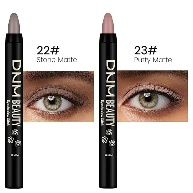 Kaely 2Pcs Cream Eye Shadow Sticks for Older Women, Stone Matte & Putty Matte Natural Eyeshadow Pencil Pens Waterproof, so...