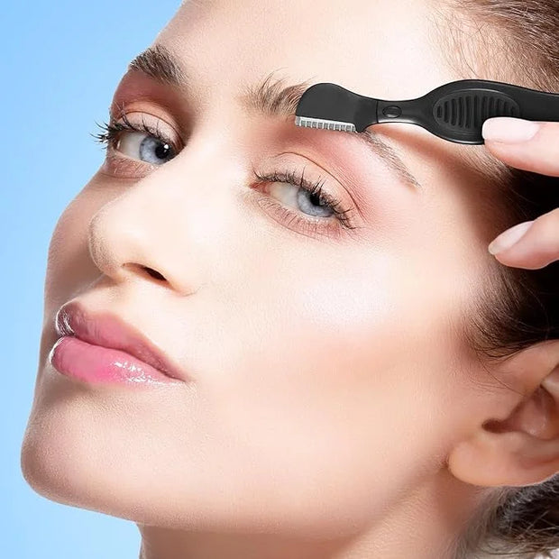 Mudder 21 Pcs Eyebrow Razor Eyebrow Shaver Facial Razor Multipurpose Face Trimmers with Precision Cover for Women Makeup C...