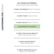 Lightening Serum – Caffeine & Vitamin C Under Eye Treatment for Dark Circles, Puffiness, Fine Lines – Hydrating & Brighten...