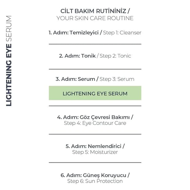 Lightening Serum – Caffeine & Vitamin C Under Eye Treatment for Dark Circles, Puffiness, Fine Lines – Hydrating & Brighten...