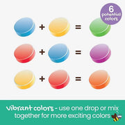 Honeysticks Bath Color Tablets for Kids - Non Toxic Bathtub Drops Made with Natural Ingredients and Food Grade Colors - Fr...