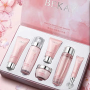 RadiantRise Cherry Blossom Moisturizing 6-Piece Skincare Set – Hydrating Facial Routine with Botanical Extracts, Giftable ...
