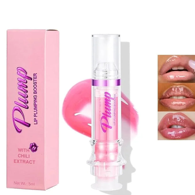 Lip Plumping Booster, Spicy Lip Lipstick, Lifter Gloss, Hydrating, Volumizes High-Shine Lip Plumping Lip Glass Mirror Lip ...