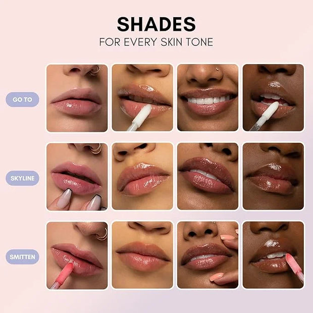 Clover Super Slick Lip Gloss | Non Sticky Lip Jelly, Moisturizing And Hydrating Pigmented Lip Gloss | Cruelty-Free & Vegan...