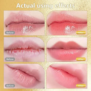 Transferproof Color Changing Lipstick, Gold Crystal Ph Lipstick Color Changing Lipsticks for Women Girls, Temperature Chan...