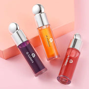 3 PCS Hydrating Lip Glow Oil Lip Stain, Moisturizing Nourishing Lip Gloss,High Shine, Smooth Finish Gloss Tinting And Non-...
