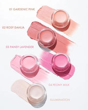 VIDIVICI Millennial Glow Cream Blush 03 Pansy Lavender - Creamy Face Cheek Blusher for Smooth & Silky Skin - Soft Satin Fi...