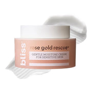 Bliss Rose Gold Rescue Gentle Moisturizer for Sensitive Skin | Fragrance-Free, Calming Daily Hydration with Rose Water & C...