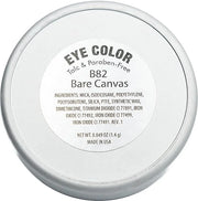 Bare Canvas Beige Neutral Naked Bare Matte Pressed Powder Single Vegan Eyeshadow; Talc, Paraben & Cruelty Free - Product I...