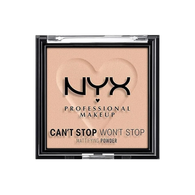 NYX PROFESSIONAL MAKEUP Can't Stop Won't Stop Mattifying Pressed Powder - Medium - Product Image